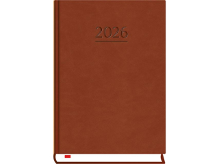 Kalendarz książkowy MP B6 Powszechny - brąz 2026