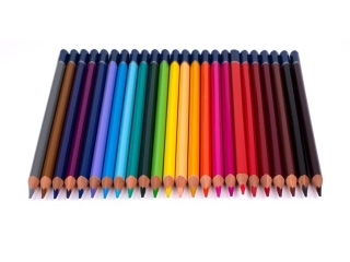 Kredki o��wkowe ASTRA tr�jk�tne 24 kolory