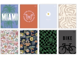 Brulion oprawa p�twarda A5 96k. INTERDRUK lakier hybrydowy