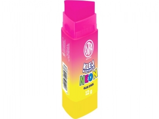 Klej w sztyfcie ASTRA tr�jk�tny fioletowy znikaj�cy 12g