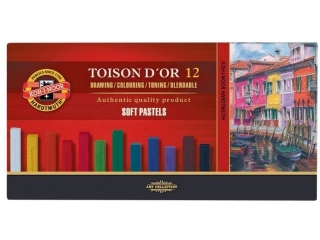 Pastele suche KOH-I-NOOR Toison D'or 12 kolor�w