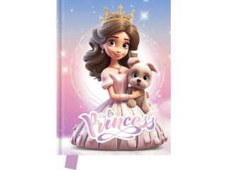 Pami�tnik Princess, 14 x 18cm, 80 kartek