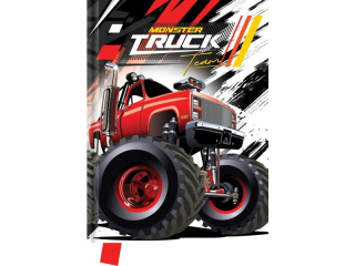 Pami�tnik Monster Truck Team, 14 x 18cm, 80 kartek