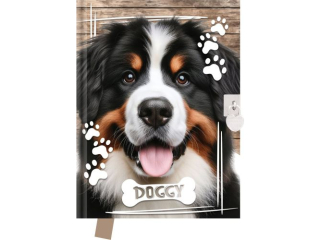 Pami�tnik z k��dk� Doggy, 14 x 18cm, 80 kartek