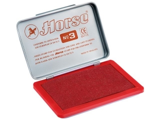 Poduszka do stempli HORSE nr3 - czerwona 85x54 mm