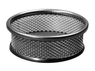 Przybornik okr�g�y ma�y TETIS czarny