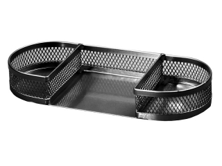 Przybornik zaokr�glony TETIS czarny