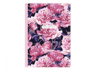 Brulion oprawa p�twarda A4 64k. INTERDRUK Hybrid kratka