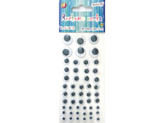 Ruchome oczka MT-6923 mix rozm./bl.51szt