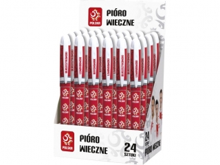 Pi�ro wieczne PZPN [opakowanie=24szt]