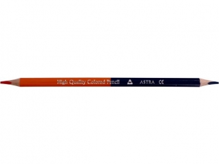 Kredki o��wkowe ASTRA tr�jk�tne dwustronne 24szt/48 kolor�w