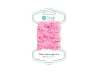Taśma dekoracyjna DPCRAFT 1m - Sugar pink