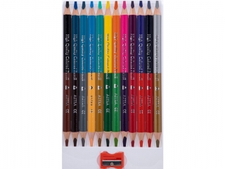 Kredki o��wkowe jumbo Astra 12 sztuk=24 kolory