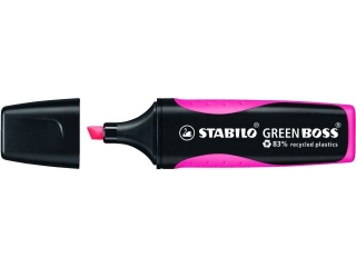 Zakre�lacz STABILO Green BOSS - r�owy