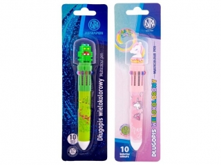 Dugopis automatyczny wielokolorowy ASTRA 1 szt./blister Pastel Line/Pixel