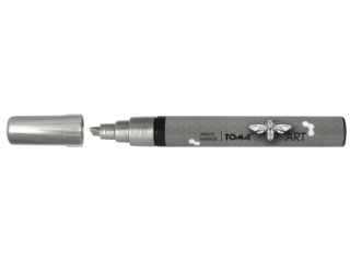 Marker akrylowy TOMA 2,5mm �ci�ty - srebrny