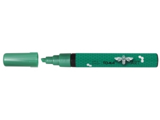 Marker akrylowy TOMA 2,5mm �ci�ty - zielony metallic