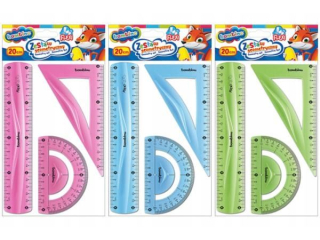 Zestaw geomentyczny 3 el. 20 cm Bambino flexi