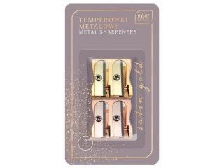 Temper�wka metalowa INTERDRUK Satin Gold, blister 2szt.