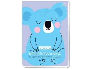 Blok kolorowanek z naklejkami INTERDRUK A4 40k. BB PASTEL