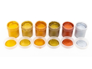 Farby dekoracyjne Astra o po�ysku metalic. 6 kol x 20 ml STANDARD BOX