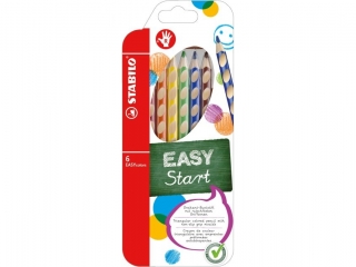 KREDKI STABILO EASYCOLORS, DLA PRAWOR.., ETUI 6 SZT.