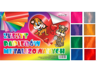 Zeszyt papier�w metalizowanych ZPM-2900. B5 8k.