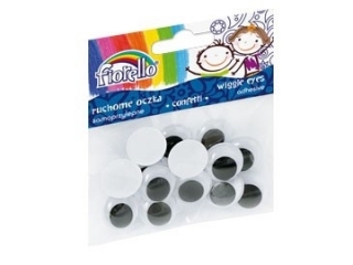 Oczka samoprzylepne Fiorello GR-KE15-20 15 sztuk/20mm (SZ)