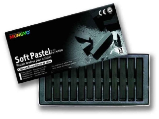 Pastele suche MUNGYO MP-12-C komplet 12szt. w�gle