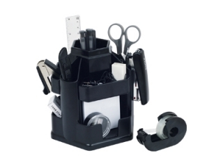 Przybornik biurkowy EAGLE 370 S z wyposa�eniem 14 element�w 