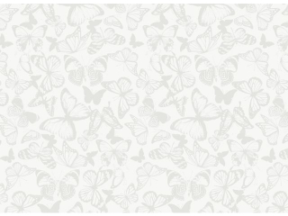 Papiery ozdobne HAPPY COLOR Love - Motyle srebrne metaliczne