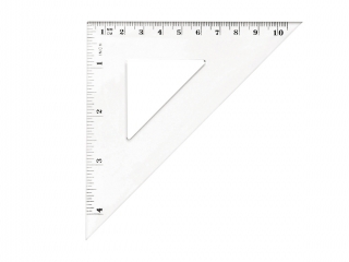 Ekierka równoramienna TETIS 10,5 cm