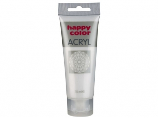 Farba akrylowa HAPPY COLOR 75ml - srebrny