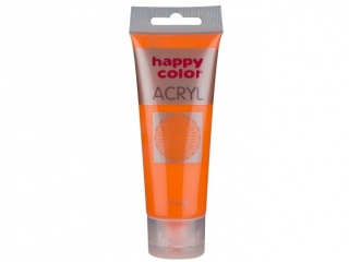 Farba akrylowa HAPPY COLOR 75ml - pomara�czowy fluo