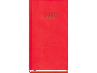 Kalendarz kieszonkowy MP 2026  - czerwony