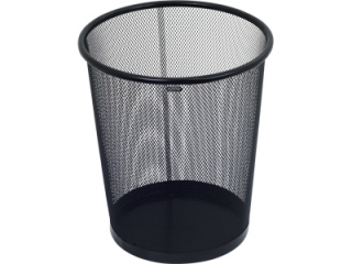 Kosz na papier GRAND GR-020 siatka met. czarny 12 l