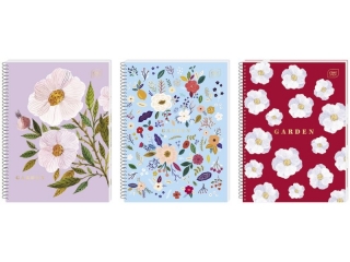 Ko�ozeszyt A5 80k. INTERDRUK M 70G z perf HS Garden, kratka