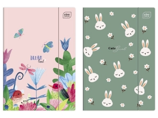 Teczka z gumk� A4+ INTERDRUK LUX UV Trends girls