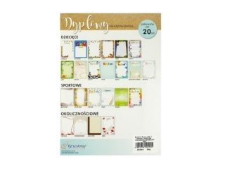 Dyplomy BENIAMIN okolicznociowe A4 20szt. - Maki