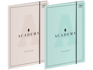 Teczka z gumk� A4+ INTERDRUK Academy pastel