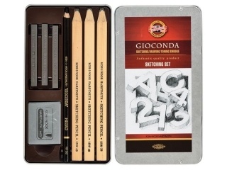 Zestaw do szkicowania KOH-I-NOOR Gioconda kasetka metalowa