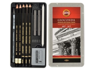 Zestaw artystyczny KOH-I-NOOR Gioconda w metalowej kasetce 8