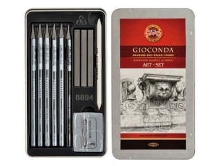 Zestaw artystyczny KOH-I-NOOR Gioconda w metalowej kasetce 8