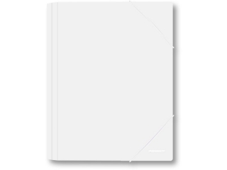 Teczka z gumk� A4 PP PENMATE PP-102 - bia�a