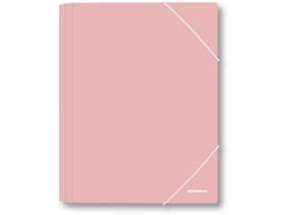 Teczka z gumk� A4 PP PENMATE PP-102 - pomara�czowa pastelowa