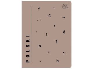 Zeszyt A5 60k. INTERDRUK M 70g UV Polski, linia