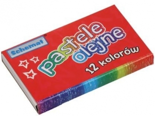Pastele olejne SCHEMAT 12 kolor�w
