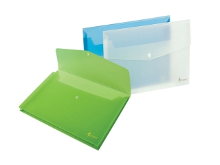 Teczka PP A4 kopertowa szeroka 150 ark. - prze�roczysta