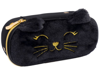 Piórnik ASTRABAG FLUFFY KITTY BLACK, AC6