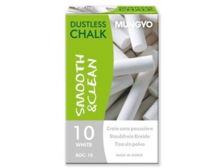 MUNGYO KREDA SZKOLNA NIEPYL�CA ADC-10P BIA�A  10 SZT. (8,07 proc.)